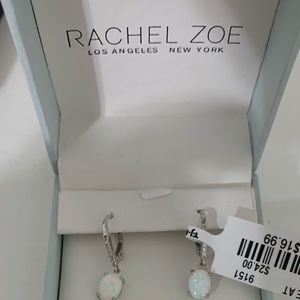 Opal Earrings, Sterling